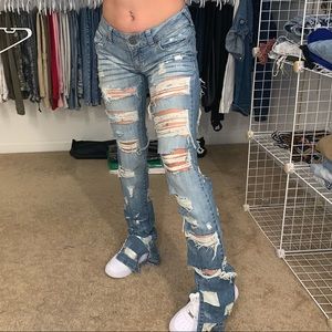 Distressed Jeans